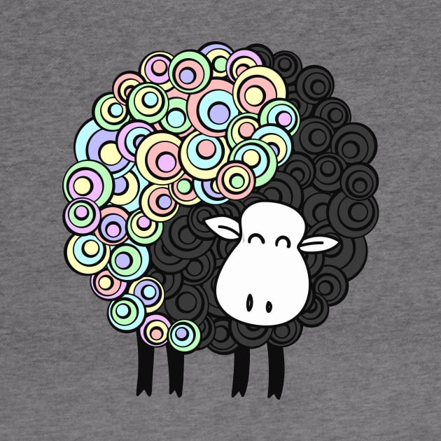 Yin Yang Sheep by GeneralDesignStudio